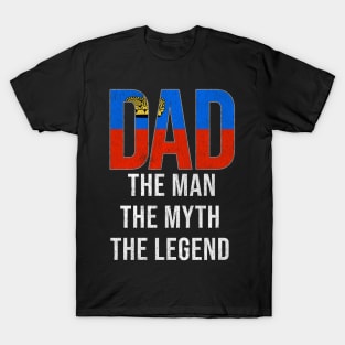 Liechtensteiner Dad The Man The Myth The Legend - Gift for Liechtensteiner Dad With Roots From Liechtensteiner T-Shirt